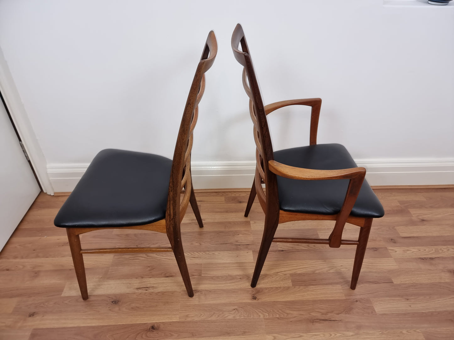 6x Niels Koefoed Lis Teak Dining Chairs