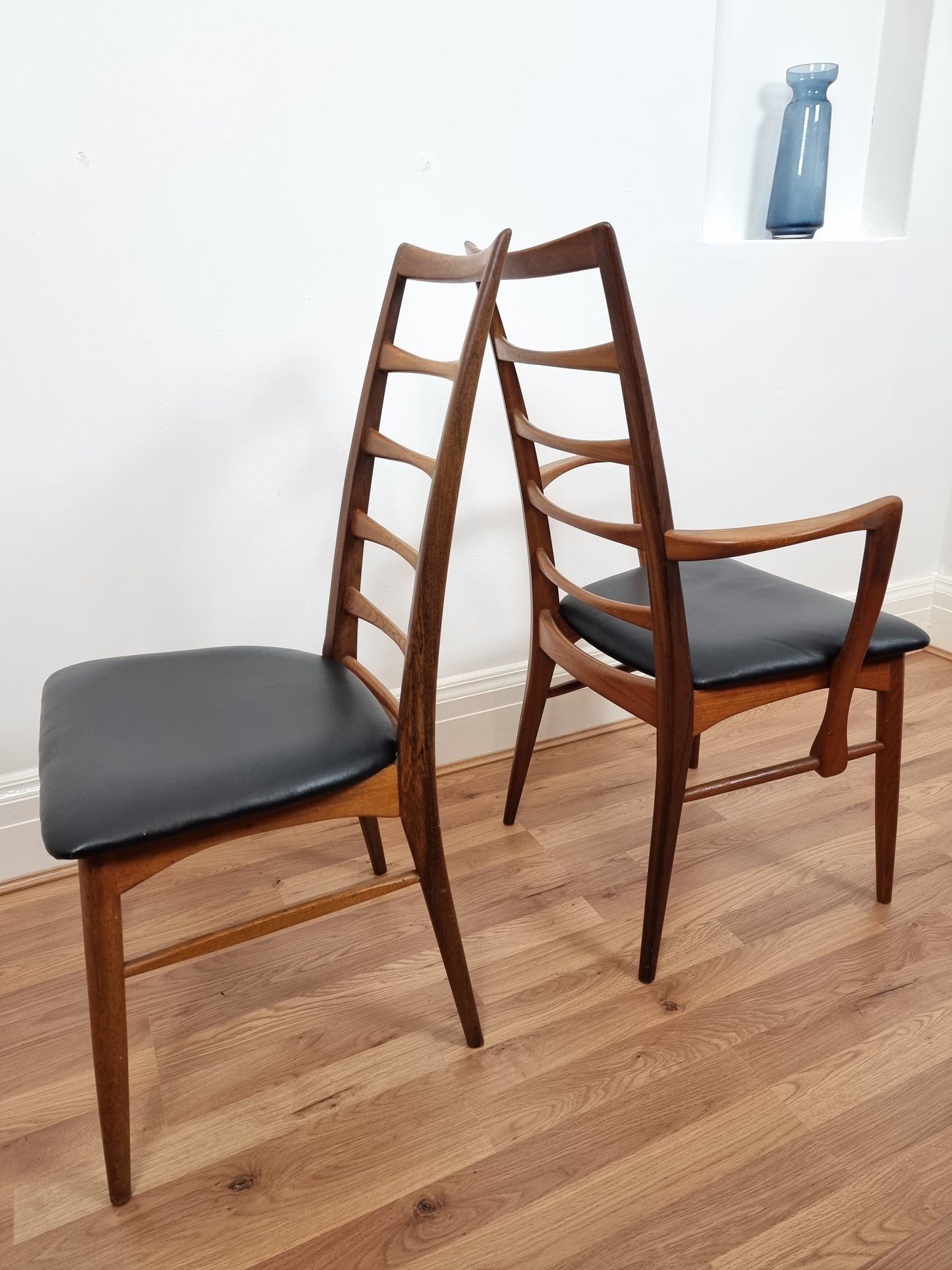 6x Niels Koefoed Lis Teak Dining Chairs