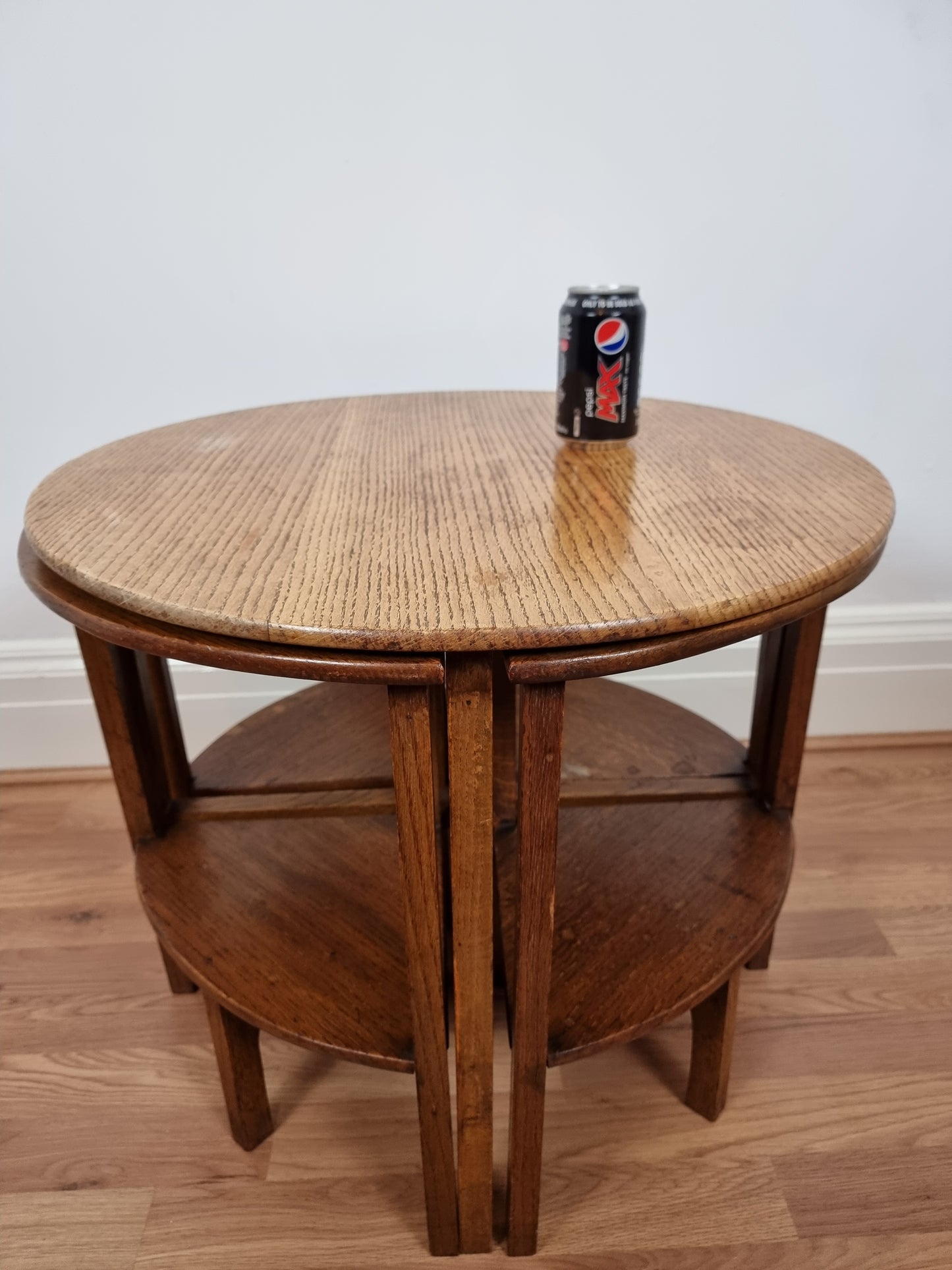 Art Deco 1920/30s Oak Quartetto Nest of 5 tables