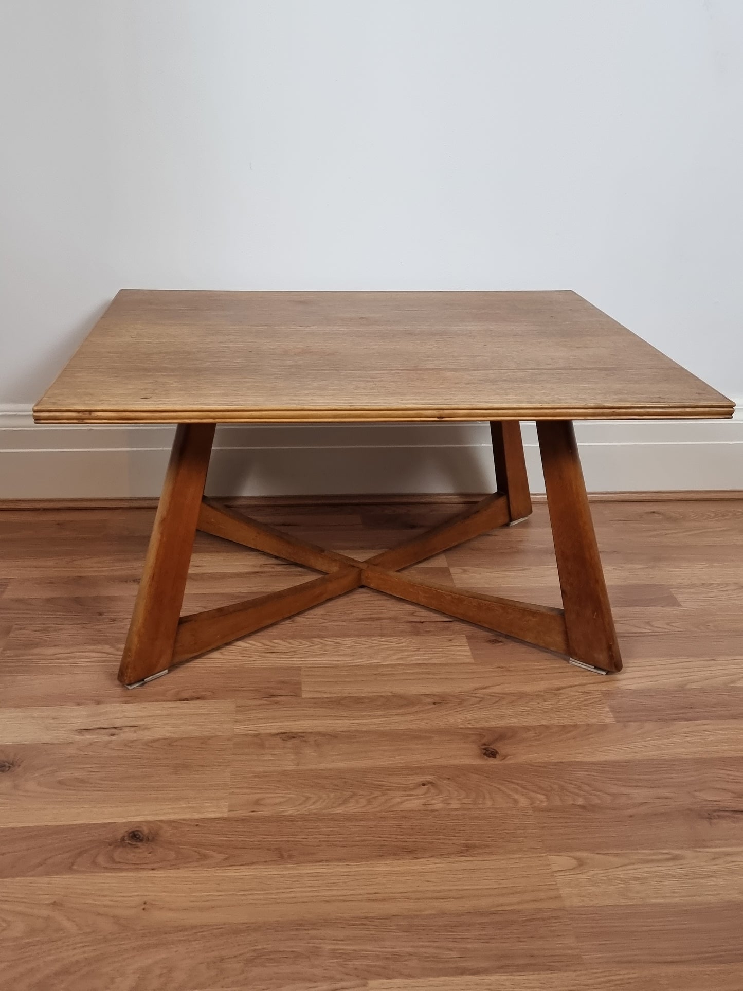 Heywood Wakefield Style Utility Vintage Teak Mid Century Coffee Table