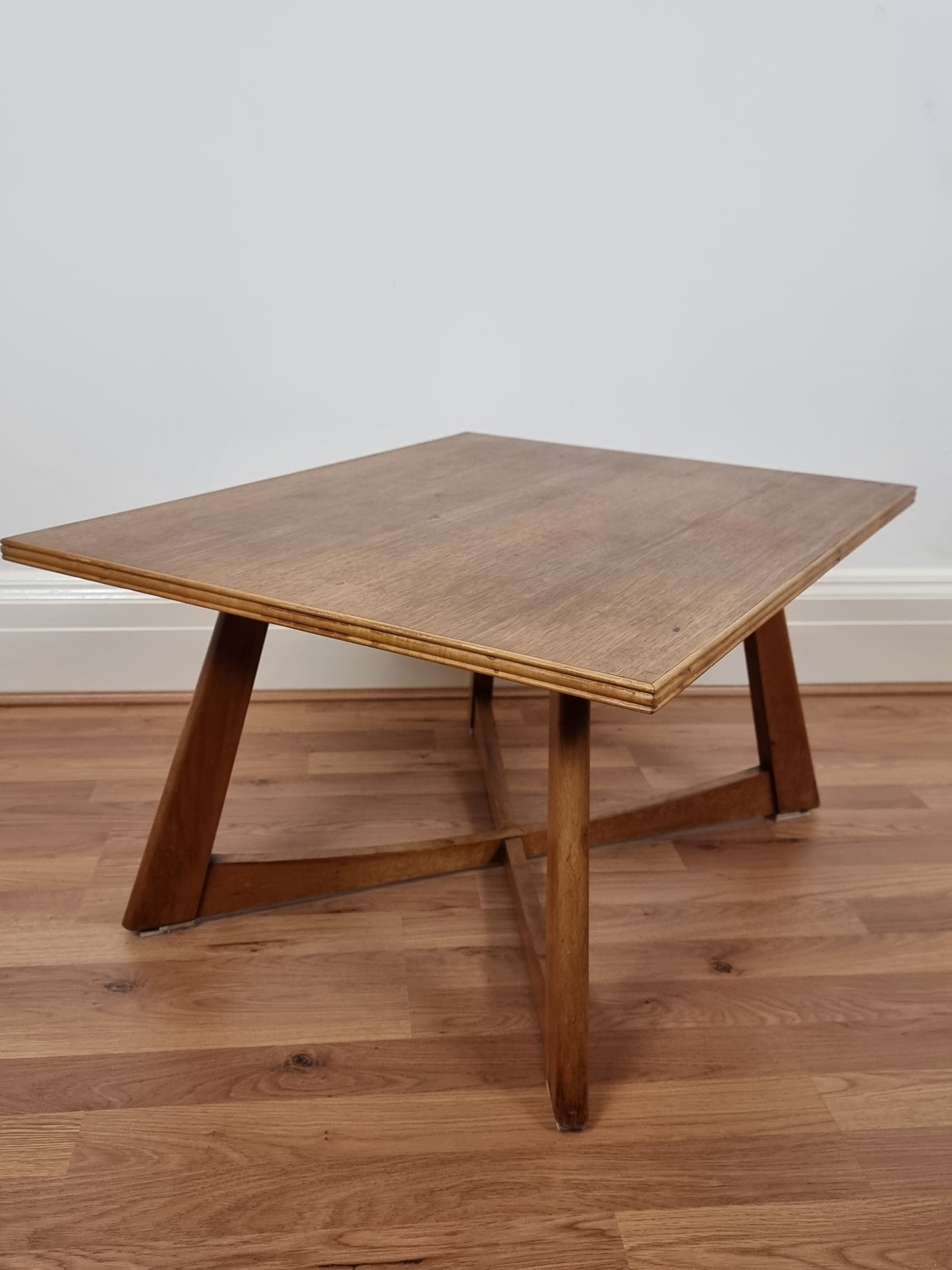 Heywood Wakefield Style Utility Vintage Teak Mid Century Coffee Table