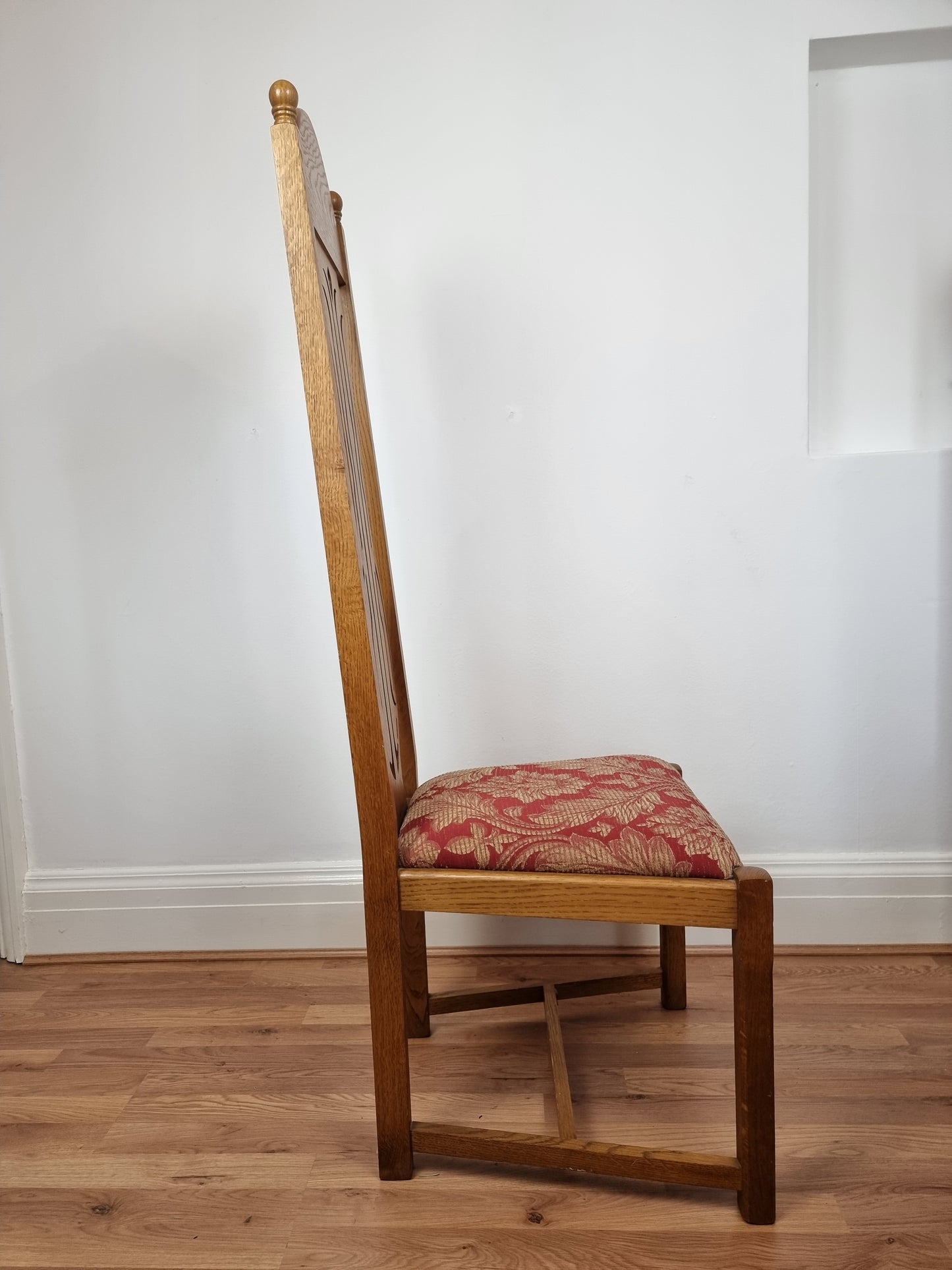 Timothy Hawkins bespoke tall oak hall chairs 'contemporary Robert Thompson'