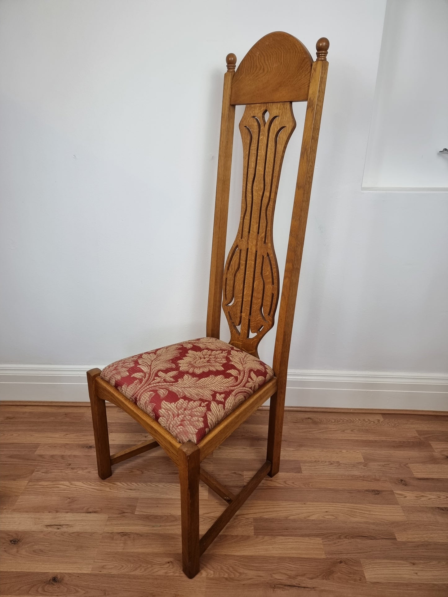 Timothy Hawkins bespoke tall oak hall chairs 'contemporary Robert Thompson'