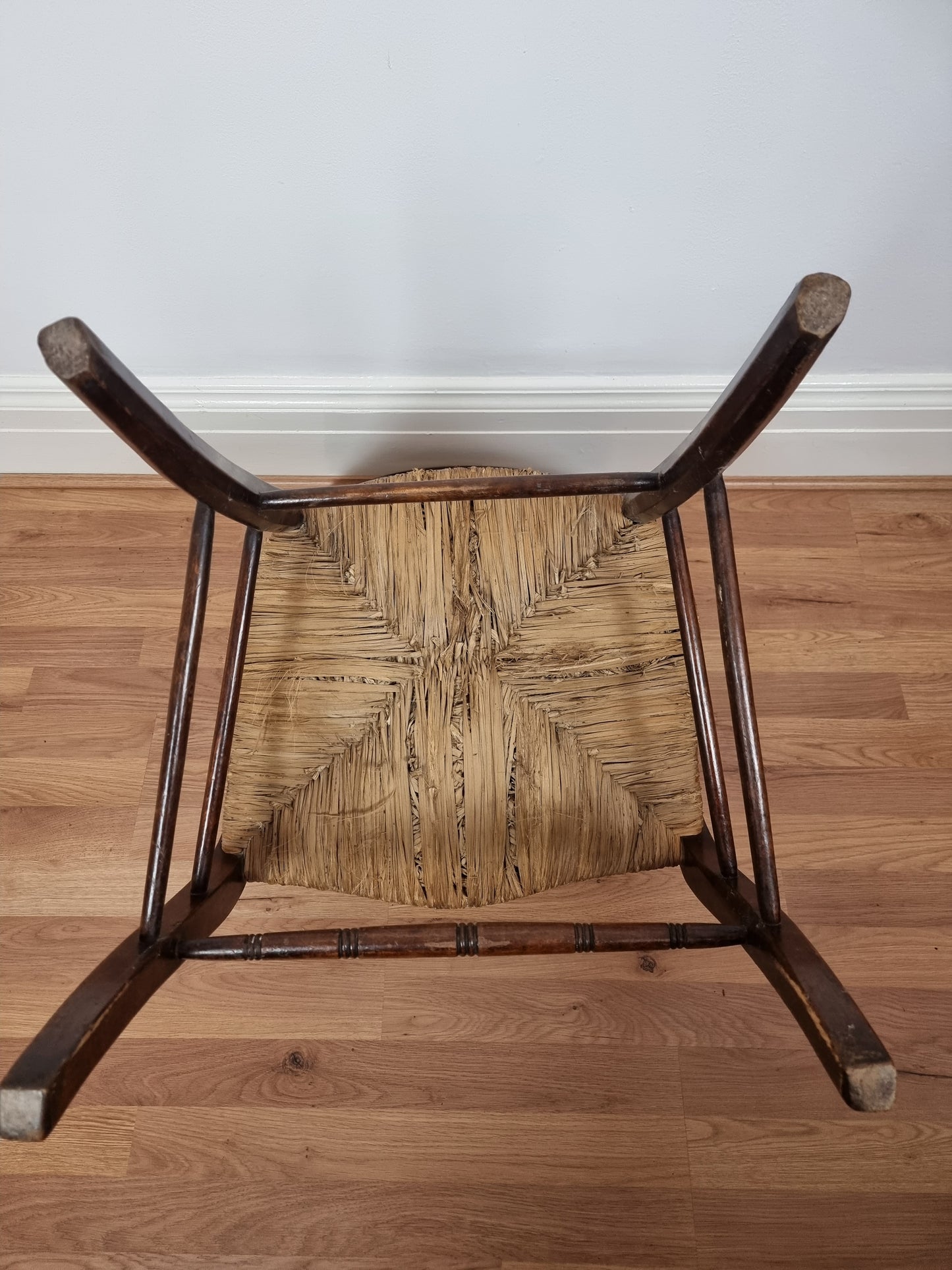 Arts & Crafts Armchair Rush Seat