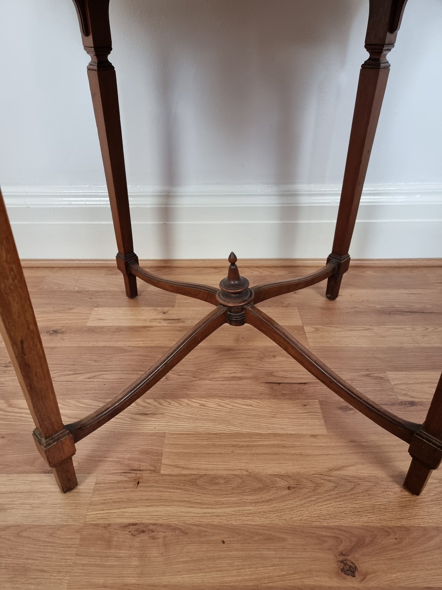 Edwardian Liberty of London style mahogany octagonal table