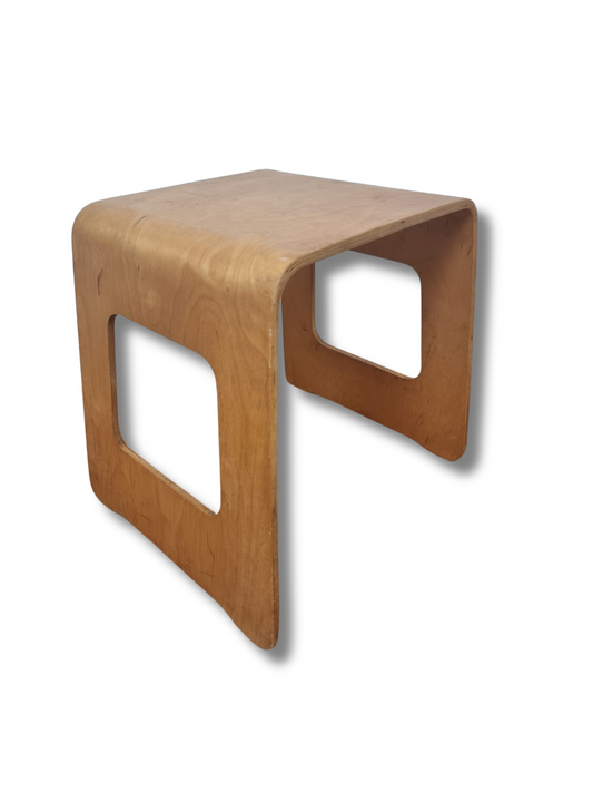 Design Classic Vintage IKEA Plywood 'Benjamin' Stool by Lisa Norinder